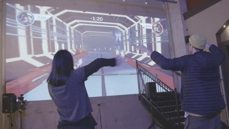 What if we used our bodies to control a video game? hero